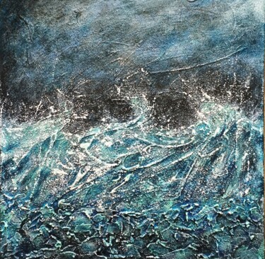 FORCE 7, tableau abstrait, vagues